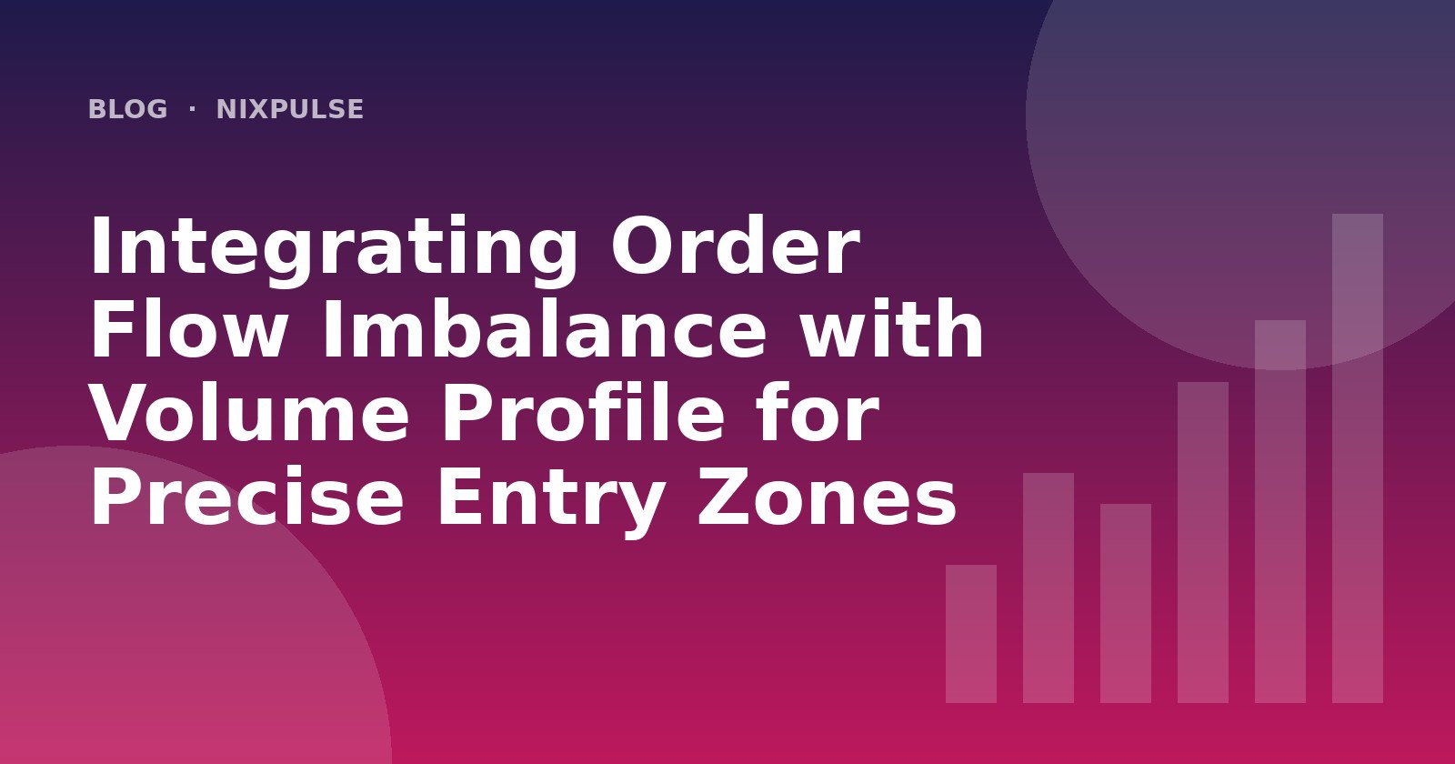 Integrating Order Flow Imbalance with Volume Profile for Precise Entry Zones