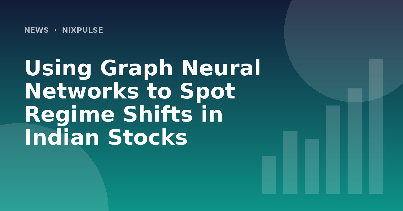 Using Graph Neural Networks to Spot Regime Shifts in Indian Stocks