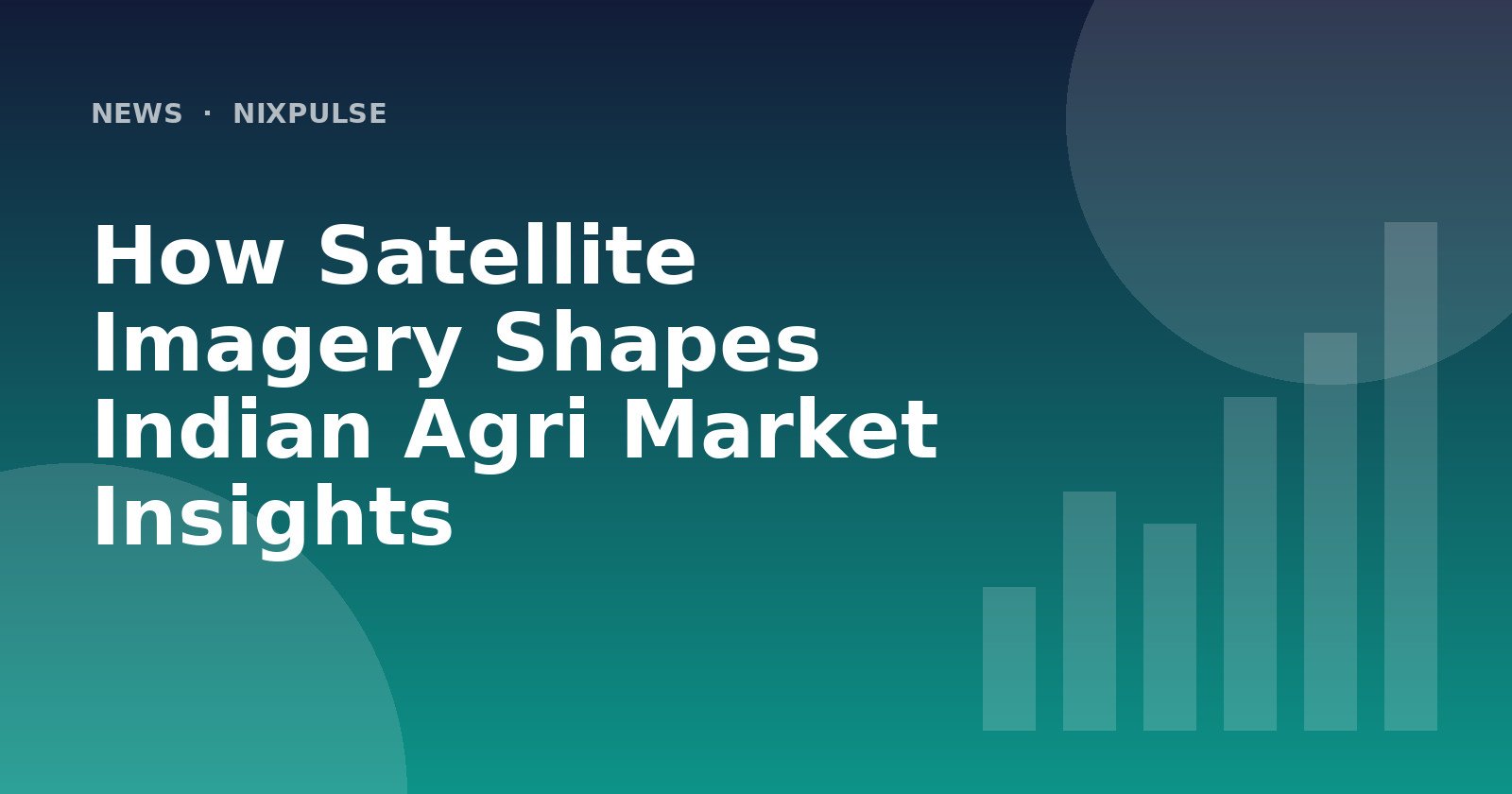 How Satellite Imagery Shapes Indian Agri Market Insights