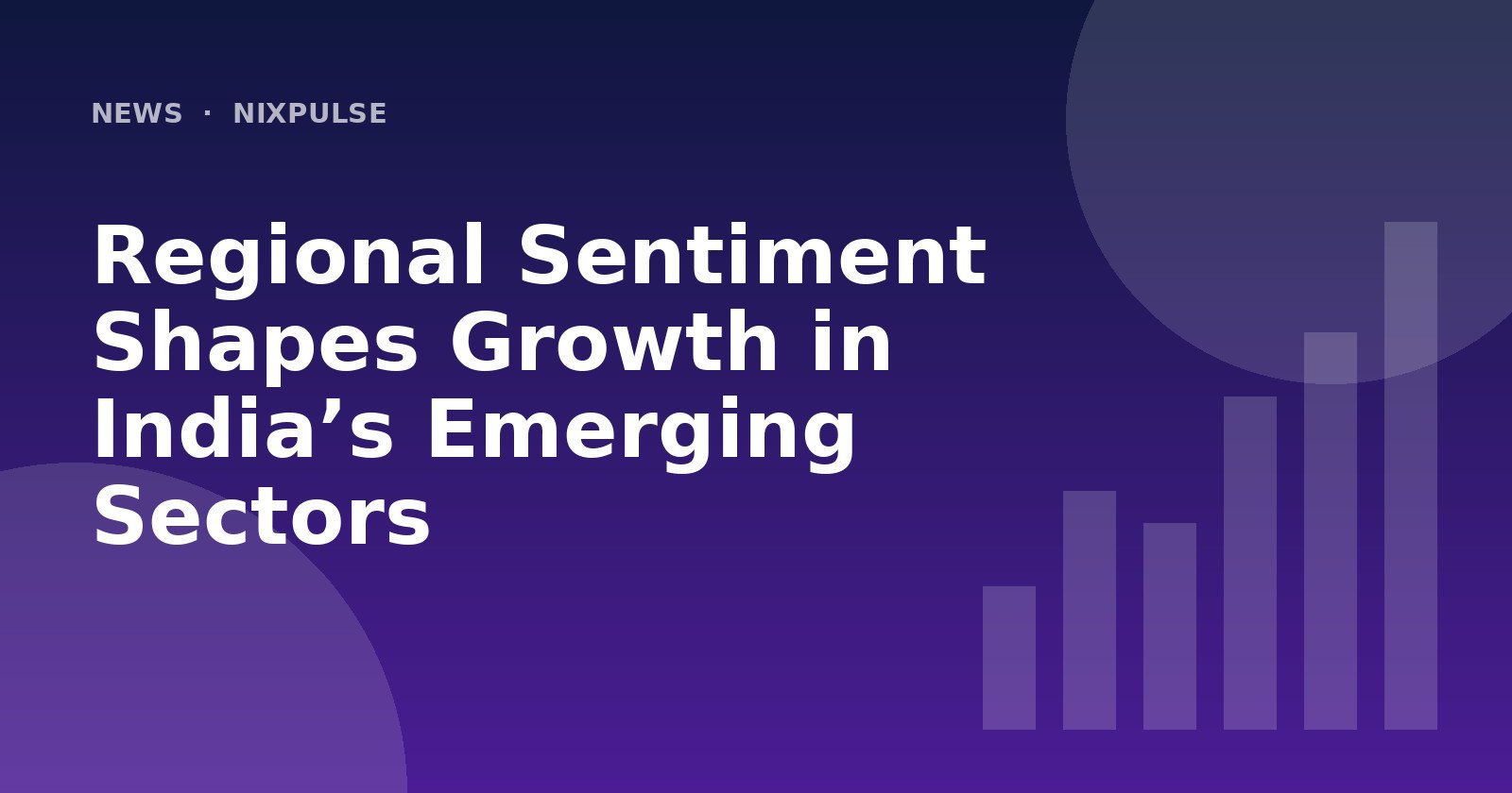 Regional Sentiment Shapes Growth in India’s Emerging Sectors
