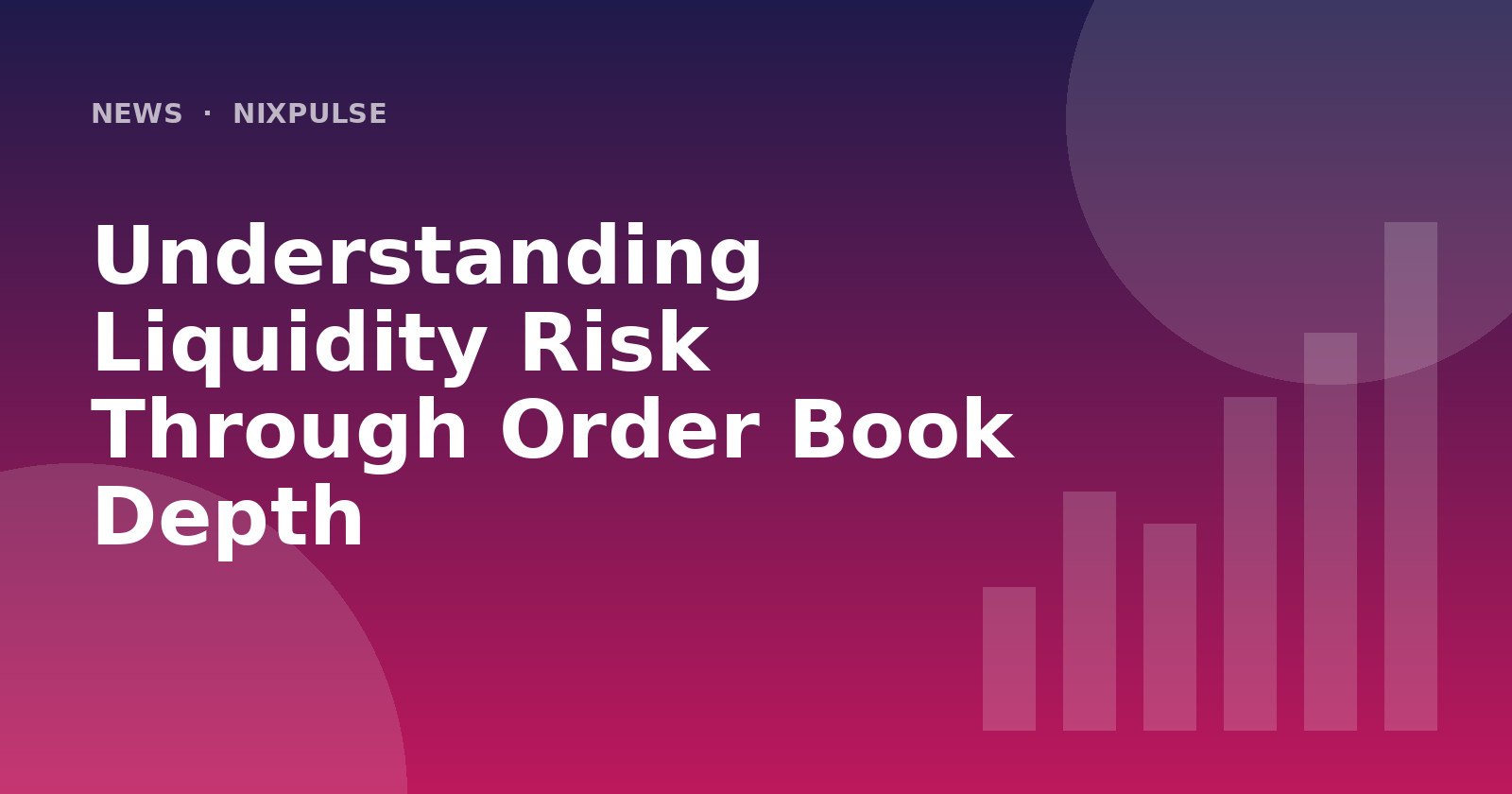Understanding Liquidity Risk Through Order Book Depth