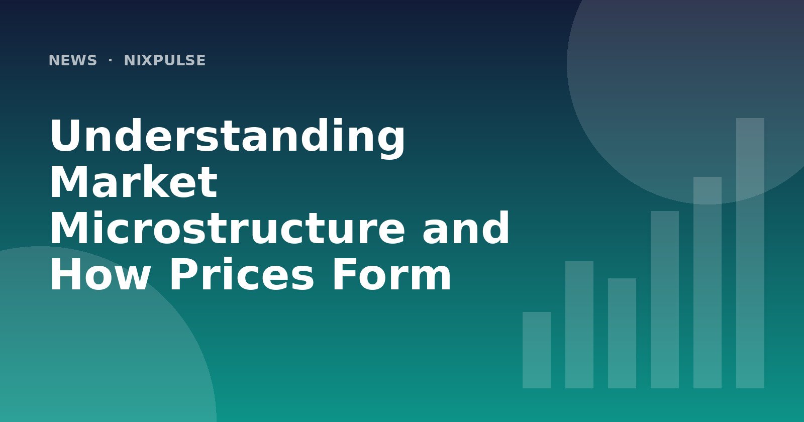 Understanding Market Microstructure and How Prices Form