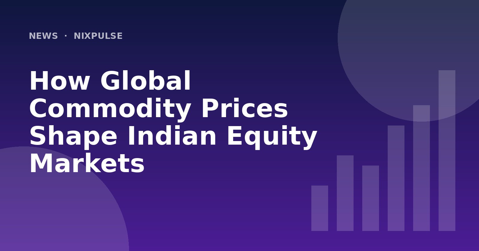 How Global Commodity Prices Shape Indian Equity Markets