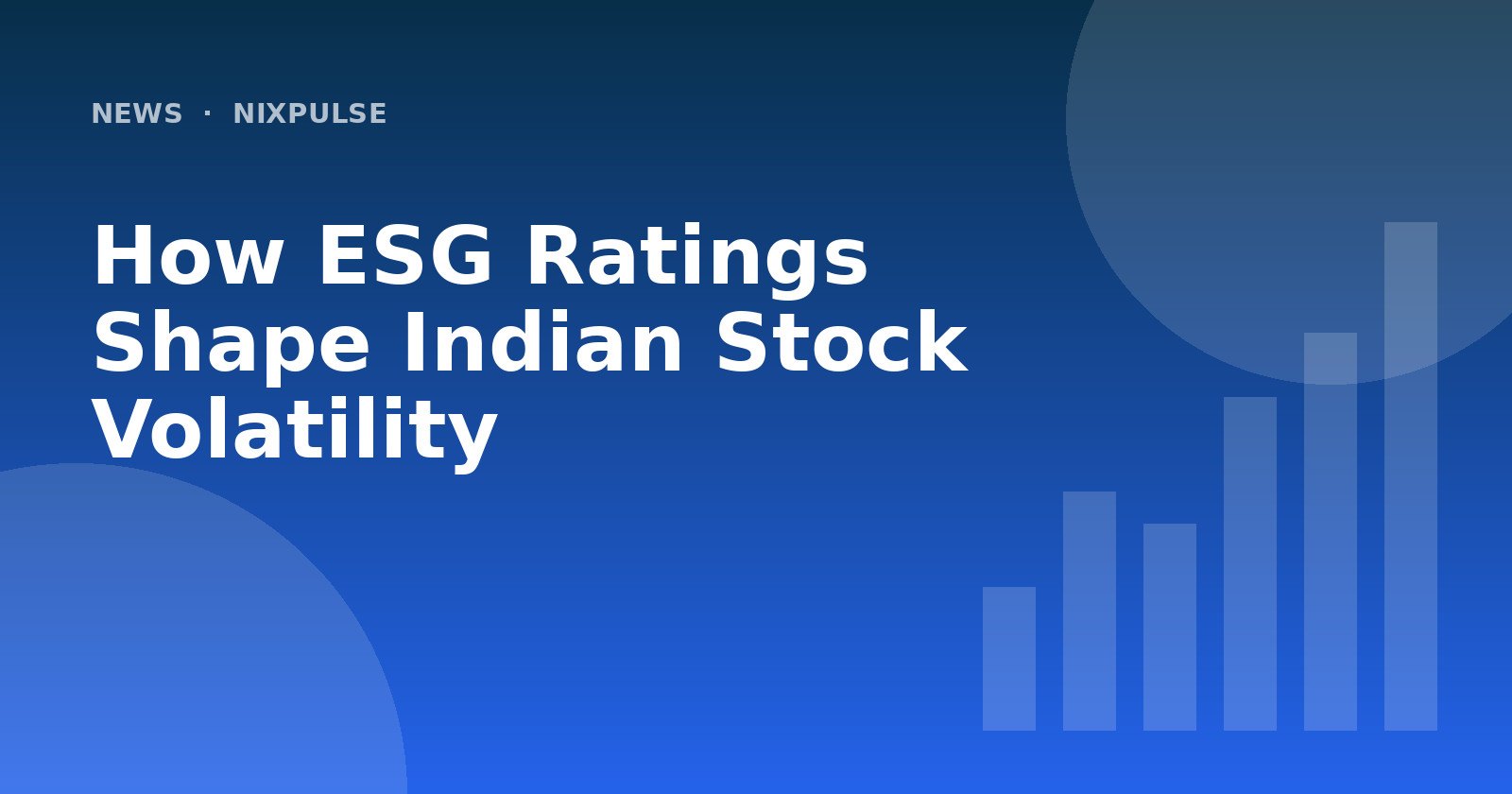 How ESG Ratings Shape Indian Stock Volatility